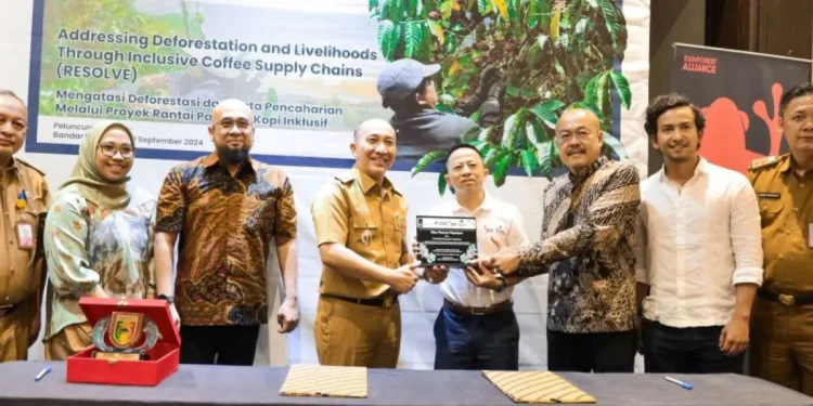 Rainforest Alliance, Rikolto, dan mitra luncurkan proyek kopi berkelanjutan di Lampung